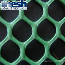 Green Color Hexagonal Hole Plastic Flat Wire Mesh